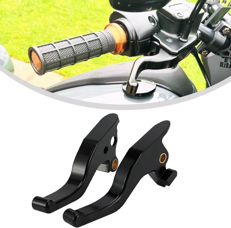 CHANGCHENG Motorcycle 3 Fingers Brake Clutch Levers CNC Shorty Hand Control Lever Kit for Softail Low RiderS Slim Sport Glide Standard Street Bob 20152023 2024 Black - Image 2
