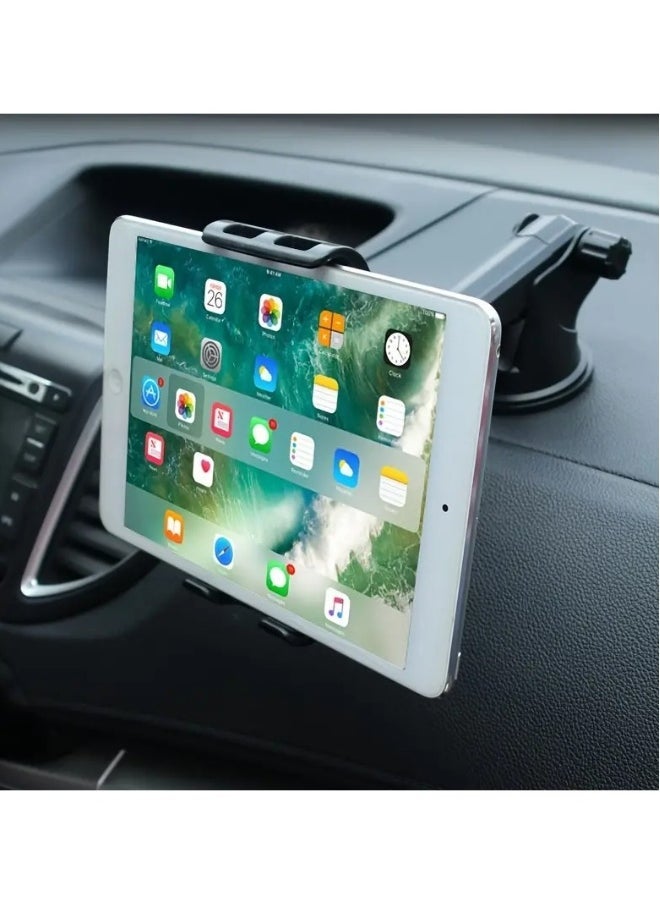 ELTRAZONE 16.26-25.4cm Silicone Car Phone Mount | Universal Adjustable Holder with Strong Suction Cup for Dashboard Use | Hands-Free Smartphone Stand for GPS Navigation, Calls & Music | Secure Grip, Shock-Resistant, Non-Waterproof Design - Image 3