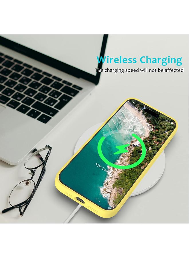 S-TOP Case For iPhone 16 Pro Max Solid Color Silicone Phone Case - Image 5