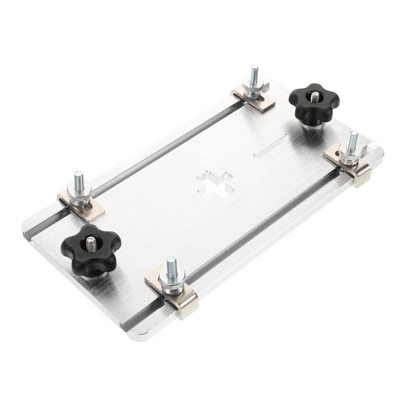 Aluminum Alloy Jig Saw Base Plate With Flip Board Insert For Woodworking - Image 2
