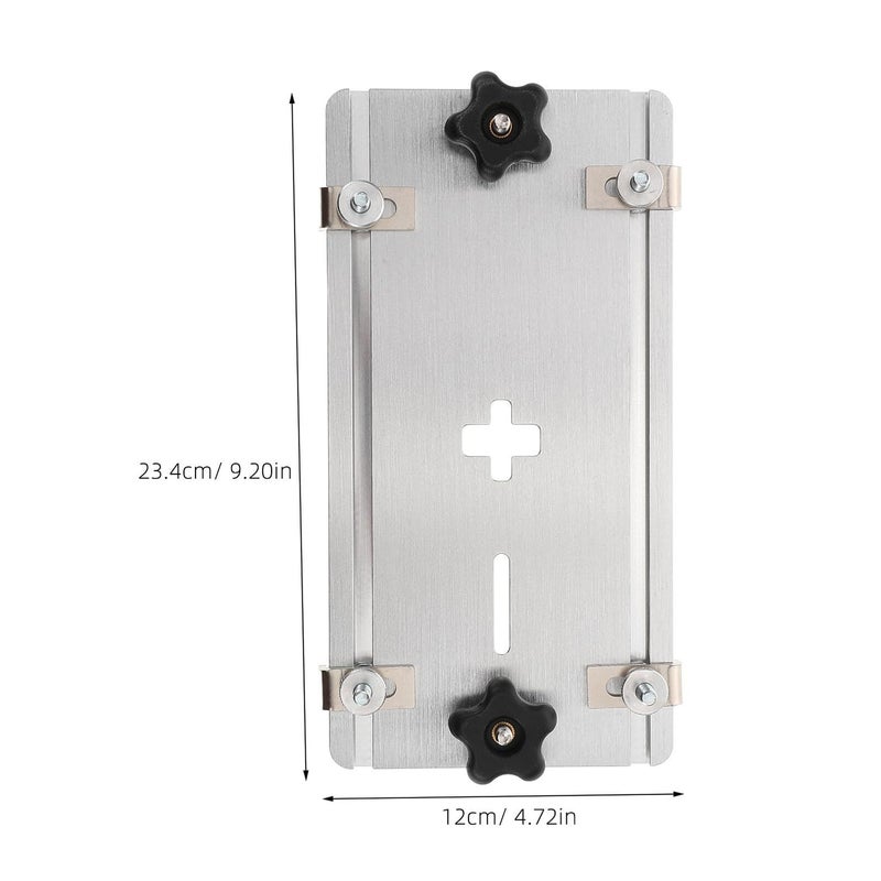 Aluminum Alloy Jig Saw Base Plate With Flip Board Insert For Woodworking - Image 3