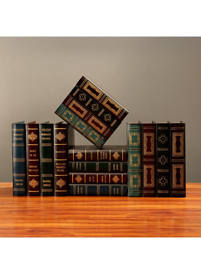 Bluejw European-style Retro Fake Book Props Simulation Book Storage Box Decorations Ornaments Office Book Model Photo Props - Image 5