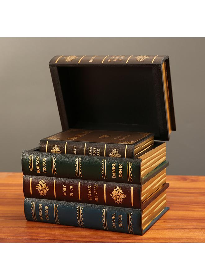 Bluejw European-style Retro Fake Book Props Simulation Book Storage Box Decorations Ornaments Office Book Model Photo Props - Image 3