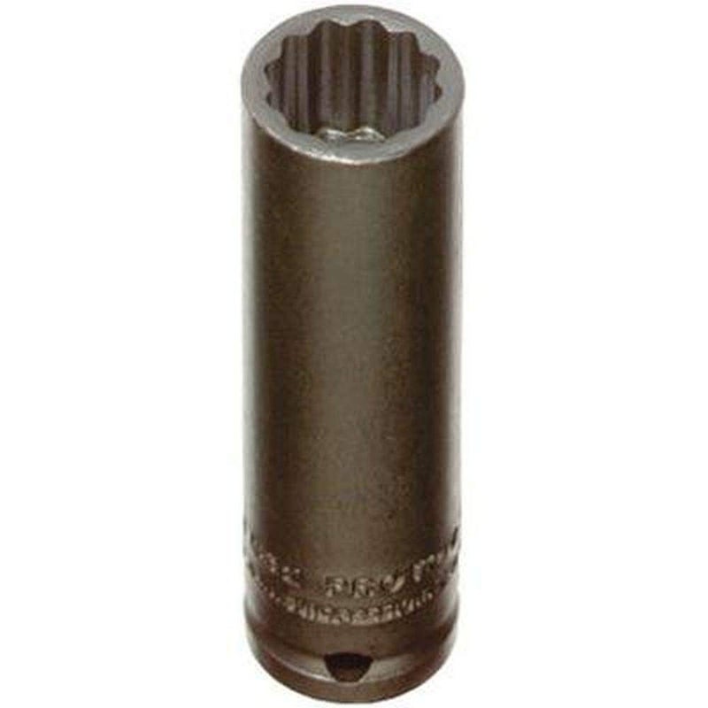 Proto J7322 1/2" Drive Deep Impact Socket, 11/16", 12 Point
