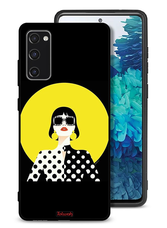 Tolwak Samsung Galaxy S20 FE Protective Case Cover Stylish Girl Art - Image 1