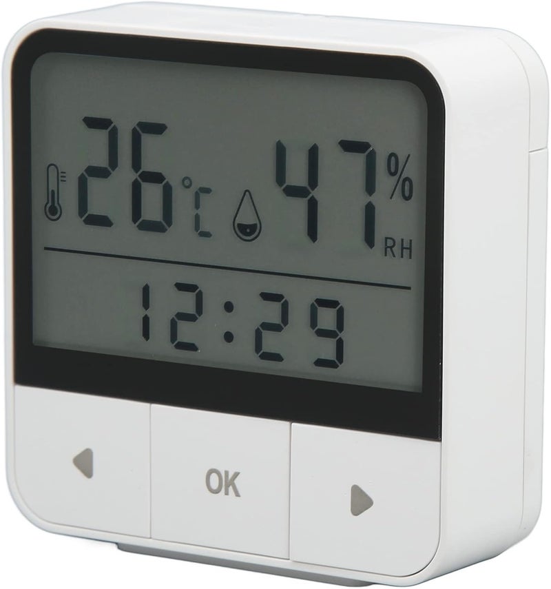 woobles Temperature Humidity Sensor Wifi Connection Intelligent Indoor Thermometer Hygrometer Gauge Mini Suitable for Greenhouse Garden Closet Bathroom Bedroom - Image 1