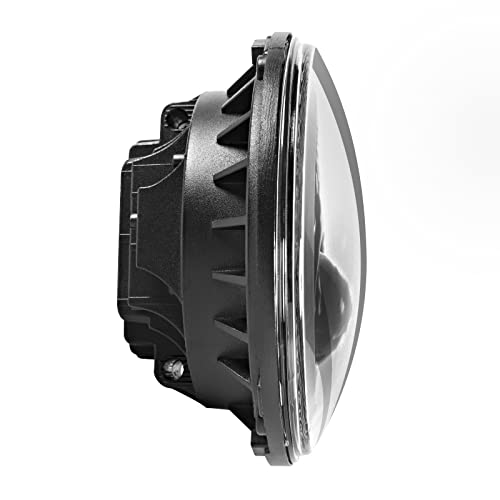 Hogworkz® 7 Inch LED Headlight - Daymaker Replacement Compatible with Harley Davidson Street Glide Road King Electra Glide Ultra Softail - Black - Image 5