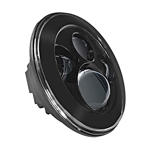 Hogworkz® 7 Inch LED Headlight - Daymaker Replacement Compatible with Harley Davidson Street Glide Road King Electra Glide Ultra Softail - Black - Image 3