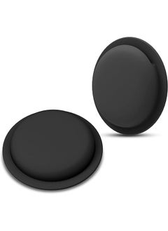 Arabest AirTag Case, AirTag Holder, AirTag Accessories, Silicone Pasteable, Waterproof-Anti-Scratch Sticker AirTag Case, Hidden Location Tracker, Air Tag Holder for Kids, for Apple Airtag, 2 Packs (Black)  - Image 1