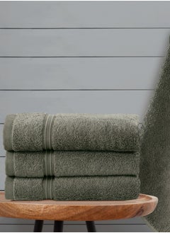 Bliss Casa Bliss Casa 4-Piece 100% Combed Cotton Bath Towels - 550 GSM Quick Dry Highly Absorbent Bathroom Towels - Thick Soft Hotel Quality Bath Towel Set for Bath And Spa 70x140 cm  - Image 2