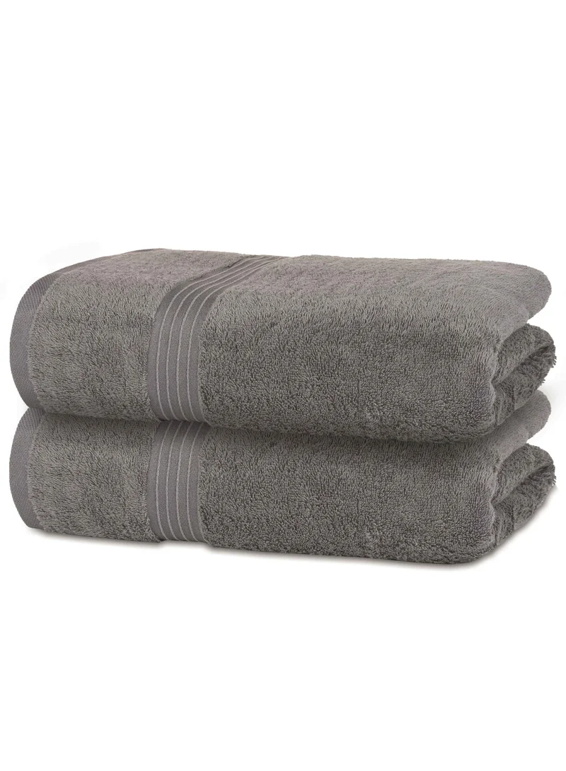 Bliss Casa Bliss Casa 4-Piece 100% Combed Cotton Bath Towels - 550 GSM Quick Dry Highly Absorbent Bathroom Towels - Thick Soft Hotel Quality Bath Towel Set for Bath And Spa 70x140 cm
