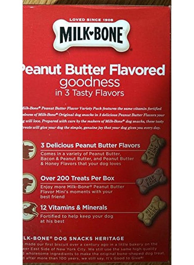 MILK-BONE Mini’S Peanut Butter Flavor Dog Treats Variety Pack  15Ounce - Image 2