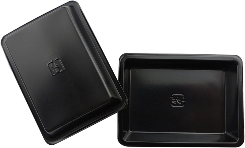 LoveDeal 100 Pack Rectangle Plastic Soy Sauce Dishes Disposable Sauce Dish for Dipping Hot Sushi Plates Sauce Serving Dish Set Seasoning Appetizer Plates for BBQ Salad  Black - Image 5