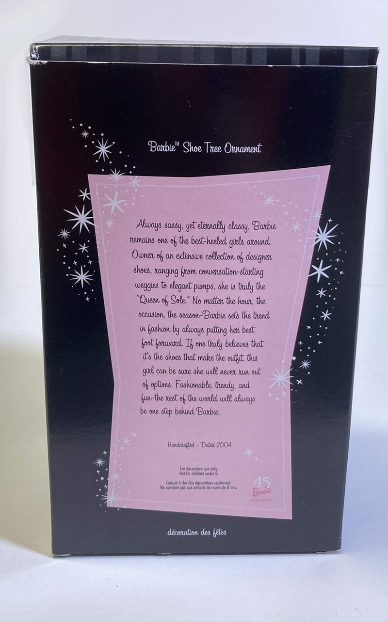 Hallmark Keepsake Ornament - Barbie Shoe Tree 45th Anniversary 2004 (QHB6604) - Image 3