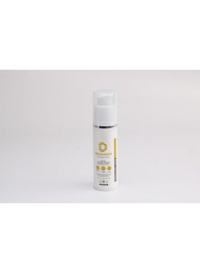 Demeanor Skin Revival Retinol Face Cream, Enriched with Moisturizer, 30ml for Hydrated, Glowing Skin, with Hyaluronic Acid & Vitamin C - Image 4