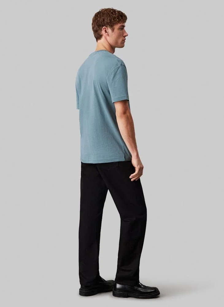 CALVIN KLEIN Logo Print Crew Neck T-Shirt