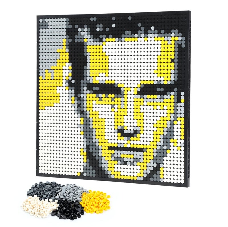 Amalia Personalized Mosaic Portrait Custom Building Kit Pixel Great Wall Art Decoration Customized Your Own Photo PictureMemoryL151x151 - Image 2
