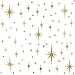 Easma Star Wall Stickers Girls Room Wall Decals (116pcs)Sparkle Wall Sticker Stick and Peel Stars Stickers-6 Sizes - Image 2