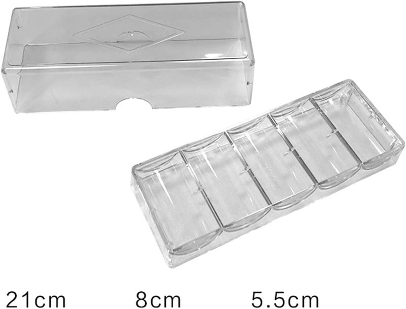 كلاراكو 100 قطعة من رقائق اللعب الطينية لألعاب كازينو تكساس، مثالية لترفيه الحفلات، أ - Image 2