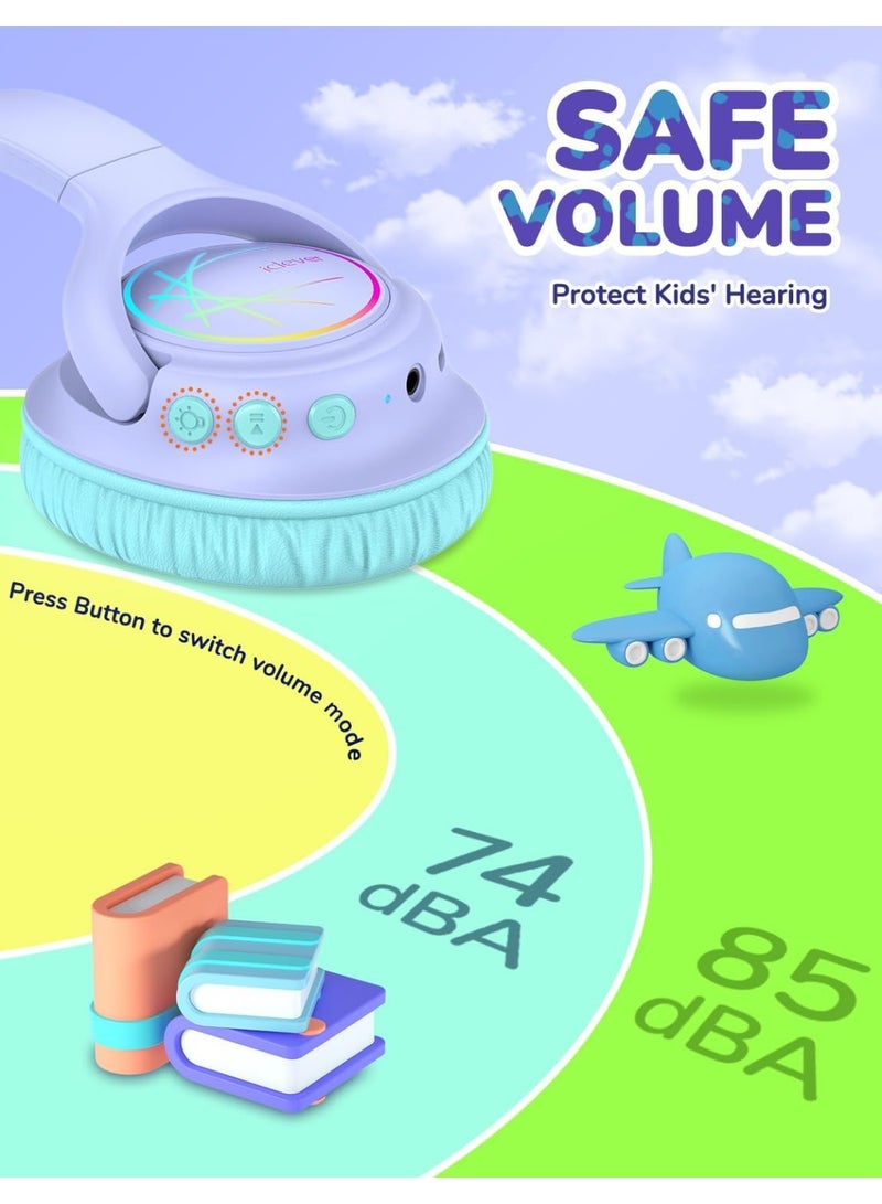 آيكليفير سماعات أذن لاسلكية للأطفال، سماعات أذن بلوتوث للأطفال - Image 4