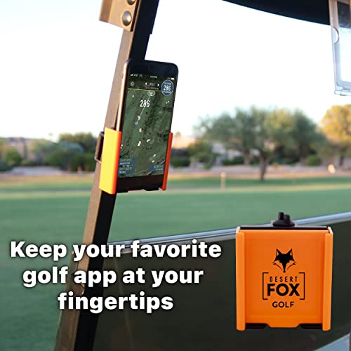 DESERT FOX GOLF Phone Caddy – Funny Quotes Golf Cart Phone Holder with Secure Strap for Hands-Free GPS & Golf Apps – Gifts for Men & Women - Image 4