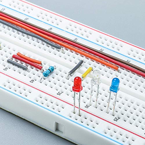 DEYUE 3 Set Standard Jumper Wires Plus 3 Set of Solderless Prototype Breadboard 830 tie Points Breadboard | 3 Set of M/F, M/M, F/F - Each 40pin Electronic Jumpers Wire - Image 5