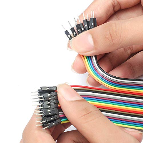DEYUE 3 Set Standard Jumper Wires Plus 3 Set of Solderless Prototype Breadboard 830 tie Points Breadboard | 3 Set of M/F, M/M, F/F - Each 40pin Electronic Jumpers Wire - Image 4