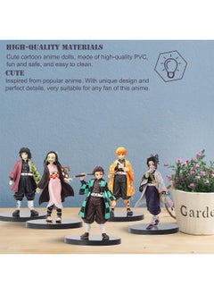 5 Pcs Demon Slayer Anime Figure Model Kimetsu No Yaiba Action Character Doll Toy Collection - pzsku/ZDB9BD41E1457D7210997Z/45/_/1702461487/f9226100-76fc-404a-b4c1-776bda211fa3