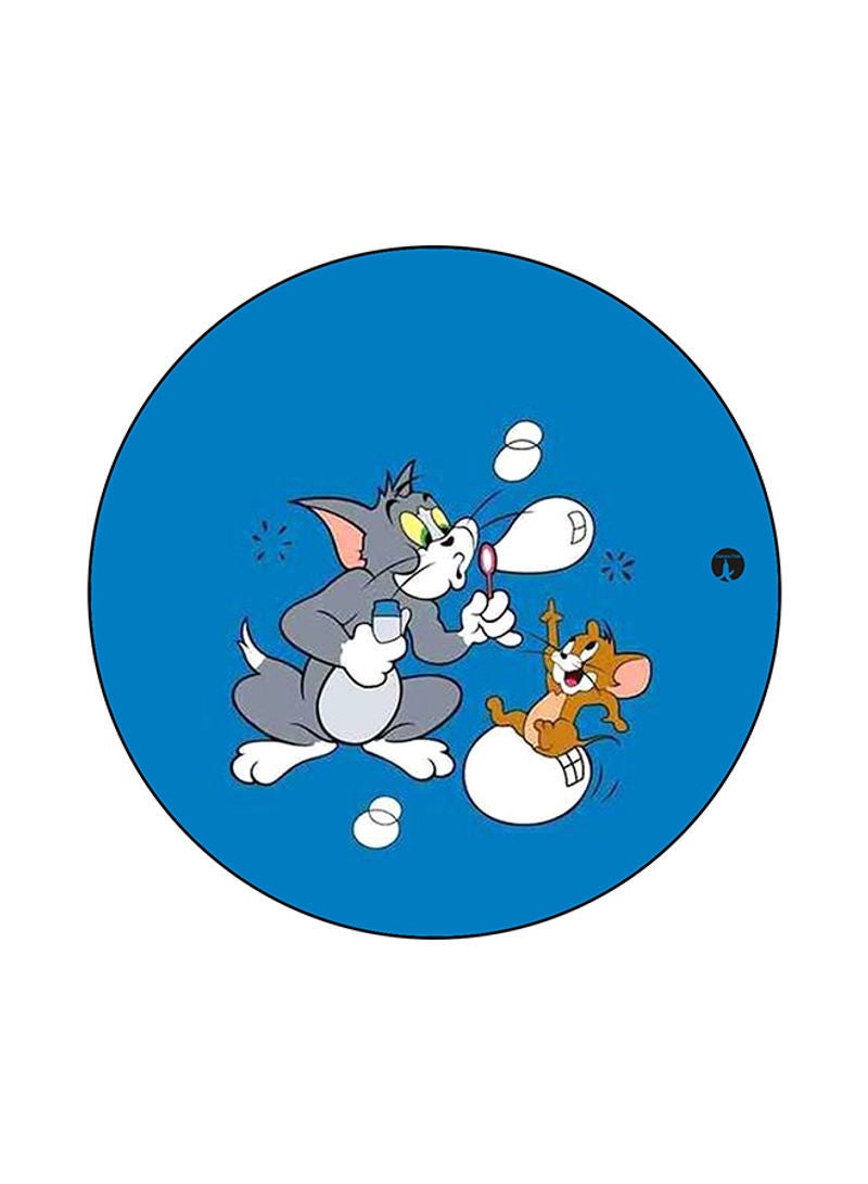 Printed Round Mouse Pad Multicolour