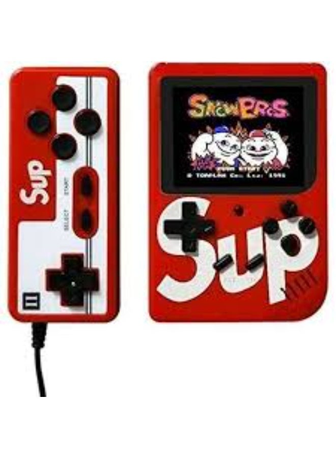 SUP Mini handheld digital video game console from Game Boy with 800 built-in classic games for travel, 3.0 inch TV playable electronics for boys, kids and adults (red) - Image 2