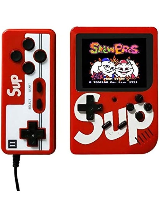 SUP Mini handheld digital video game console from Game Boy with 800 built-in classic games for travel, 3.0 inch TV playable electronics for boys, kids and adults (red) - Image 1