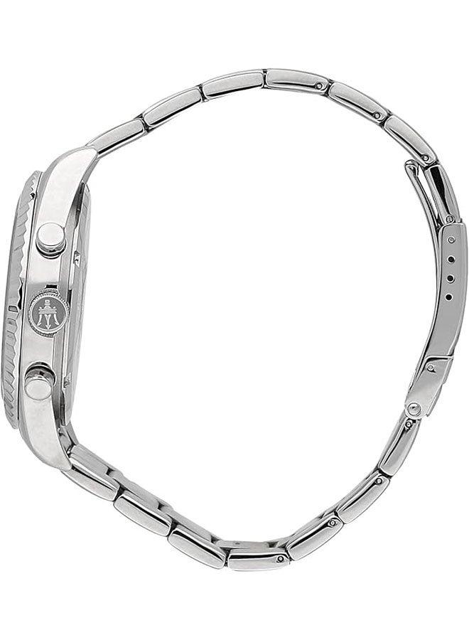 مازيراتي ساعة (مازيراتي) من الكوارتز الفولاذي المقاوم للصدأ - Image 3