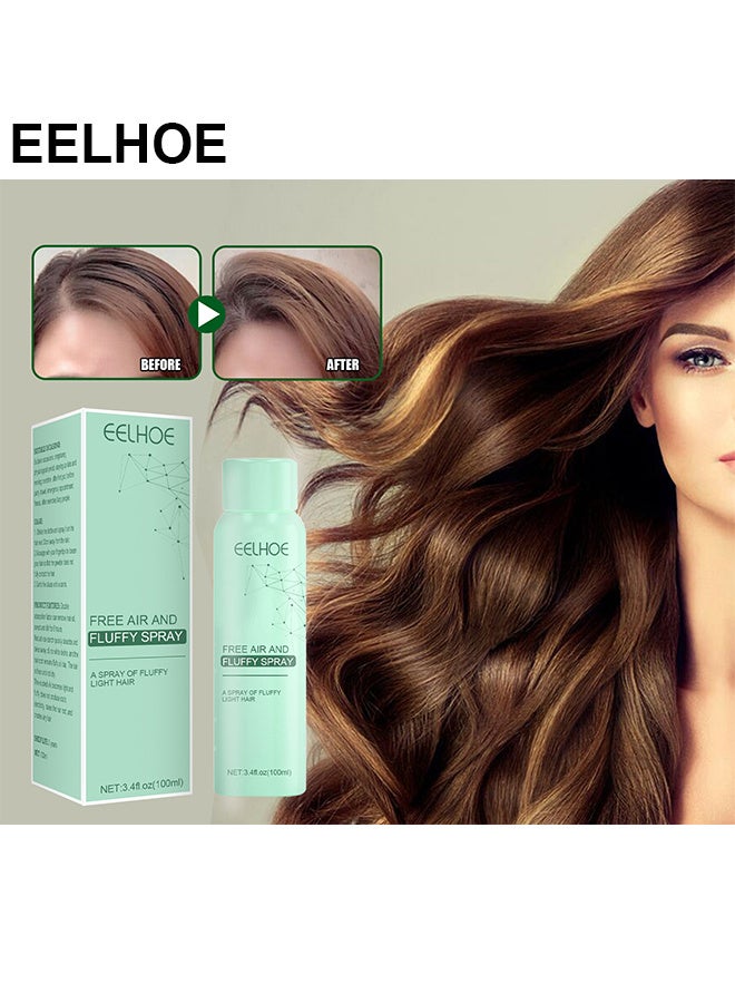 إيلهو يمكن التخلص منها رذاذ الشعر الجاف الهواء رقيق الشعور الدهنية الرأس الجاف حجم الحرة غسل كسول وكيل الشعر الجاف 100 مل - Image 1