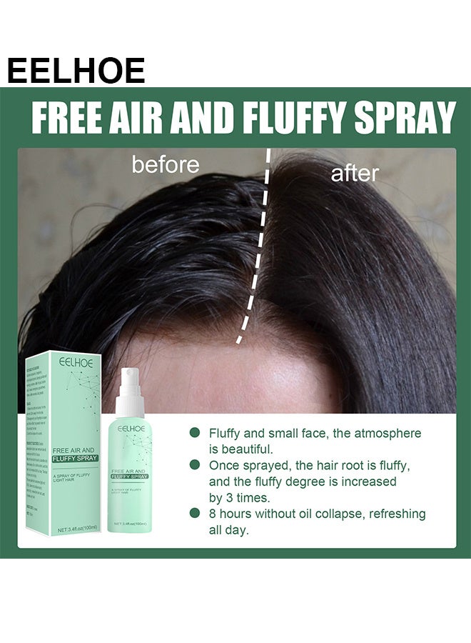 إيلهو يمكن التخلص منها رذاذ الشعر الجاف الهواء رقيق الشعور الدهنية الرأس الجاف حجم الحرة غسل كسول وكيل الشعر الجاف 100 مل - Image 2