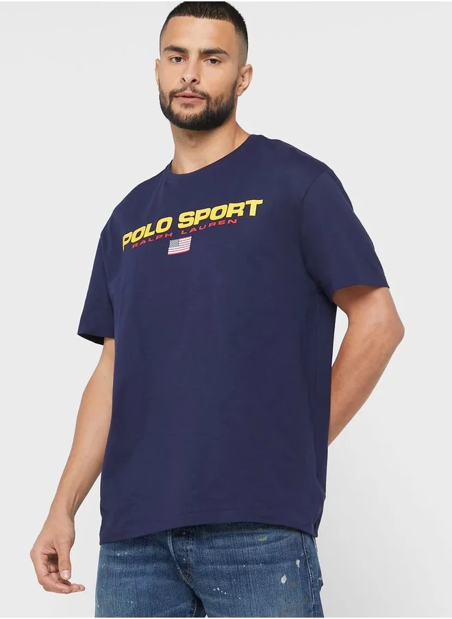 POLO RALPH LAUREN Logo Crew Neck T-Shirt