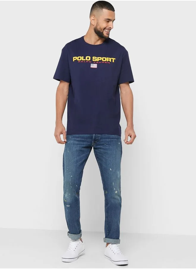 POLO RALPH LAUREN Logo Crew Neck T-Shirt
