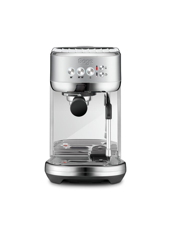 BAMBINO PLUS - COMPACT COFFEE MACHINE WITH AUTOMATIC MILK FROTHER, BRUSHED STAINLESS STEEL - UAE VERSION, 2 YEAR MANUFACTURER WARRANTY