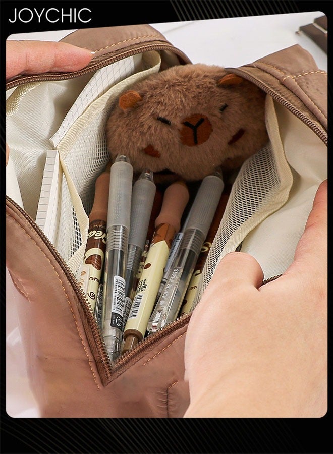 Joychic Multipurpose Large Capacity Pencil Storage Case for Student and Artists Sturdy Woveing Fabric with Elegant Designs - Image 5