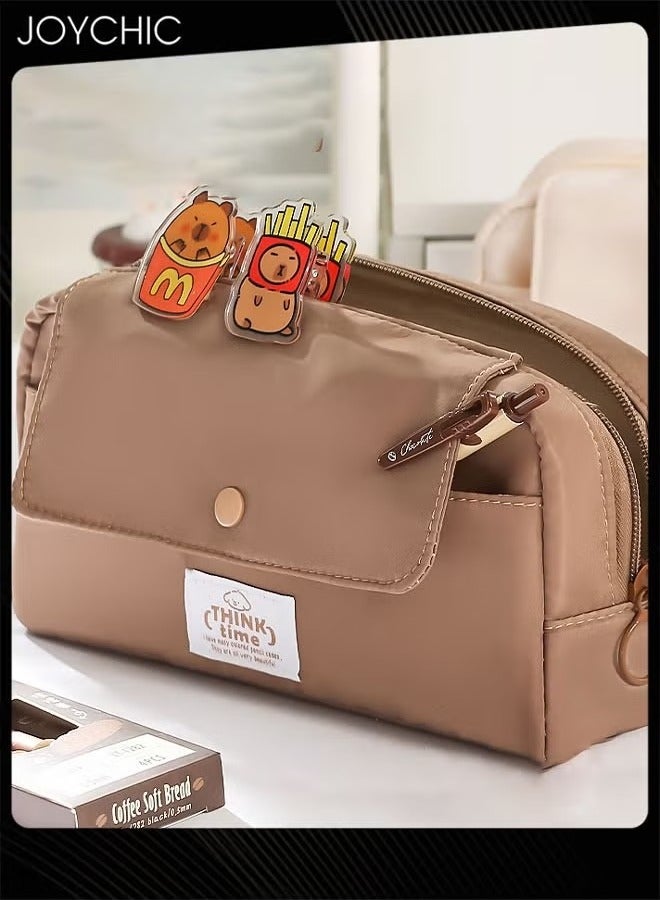 Joychic Multipurpose Large Capacity Pencil Storage Case for Student and Artists Sturdy Woveing Fabric with Elegant Designs - Image 2