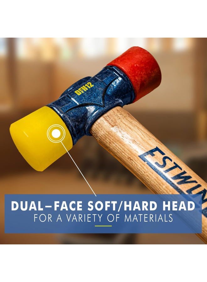 Estwing Dfh12 350ml Red And Yellow Mallet Hammer - Image 4