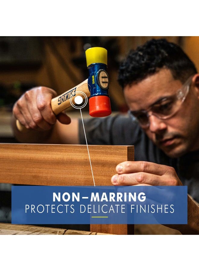 Estwing Dfh12 350ml Red And Yellow Mallet Hammer - Image 5