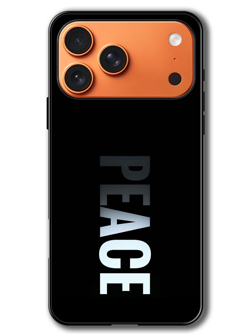 Theodor Case Compatible with Apple iPhone 17 Pro Max 6.9 Inch Protection Shockproof Bumper Cover Peace - Image 1