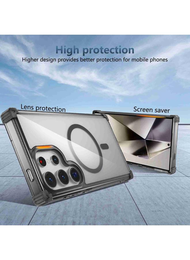 اس-توب جراب لهاتف Samsung Galaxy S24 Ultra 5G جراب هاتف مغناطيسي شفاف MagSafe - Image 5