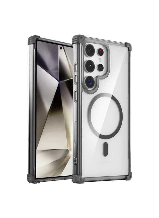 اس-توب جراب لهاتف Samsung Galaxy S24 Ultra 5G جراب هاتف مغناطيسي شفاف MagSafe - Image 1