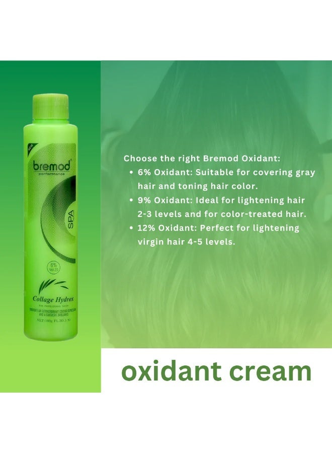 بريمود كريم Bremod Performance 6% Volume Creme Developer (100ml) - لتفتيح وتلوين الشعر بشكل احترافي - Image 2