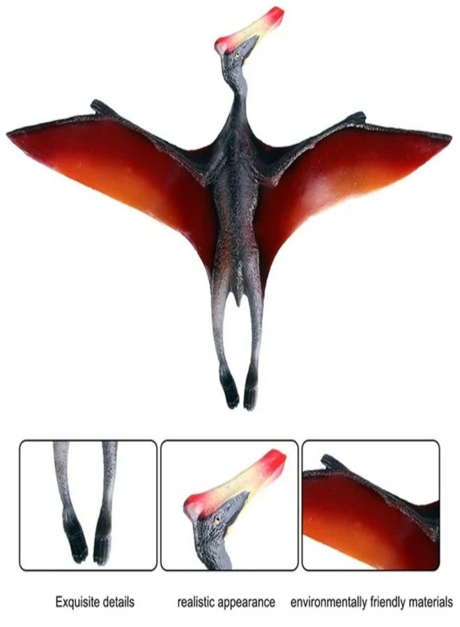 MALLEXO Realistic Flying Dinosaur Action Figure for Kids 3+| 1PCS Petrosaurus Safari Prehistoric Animal Model Figurine Toys for Boys and Girls Birthday Gift for Children Safari Animals Decoration Item - Image 4