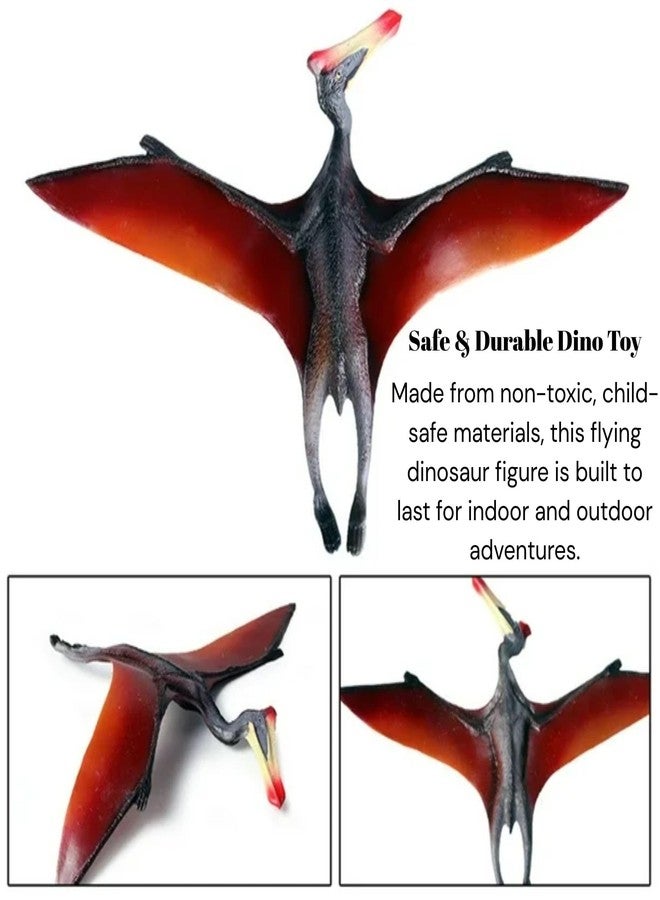 MALLEXO Realistic Flying Dinosaur Action Figure for Kids 3+| 1PCS Petrosaurus Safari Prehistoric Animal Model Figurine Toys for Boys and Girls Birthday Gift for Children Safari Animals Decoration Item - Image 5