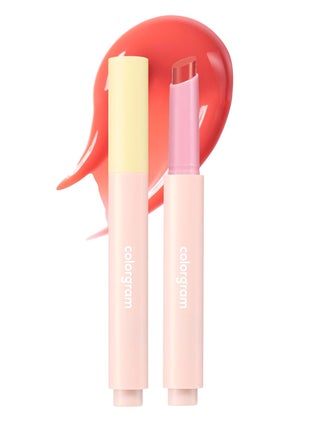 COLORGRAM COLORGRAM Fruity Glass Stick 02 DARLING PAPAYA  LongLasting Juicy Lip Tint with Radiant Glossy Finish  Melting Syrupy Texture for Vibrant Hydrated Lips  NonSticky Shine 