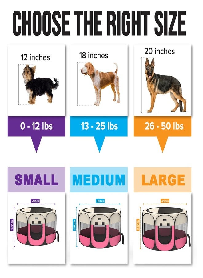 HEPEENG Portable Pet Puppy Dog Cat Playpen, 8-Panel Indoor/Outdoor Puppy Pen with Shade Cover & Travel Bag - Waterproof Dog Cat Tent - Image 3