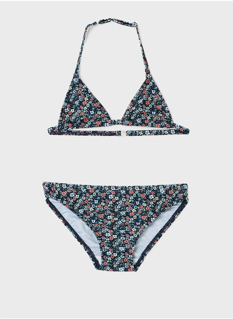 NAME IT Kids Floral Print Bikini